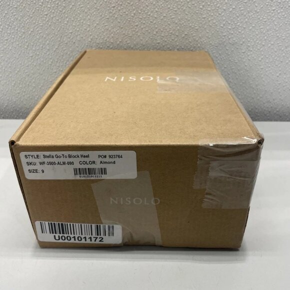 NEW NISOLO STRELLA Block Heel Sandals – Women’s Size 9 – Almond – - Picture 9 of 9